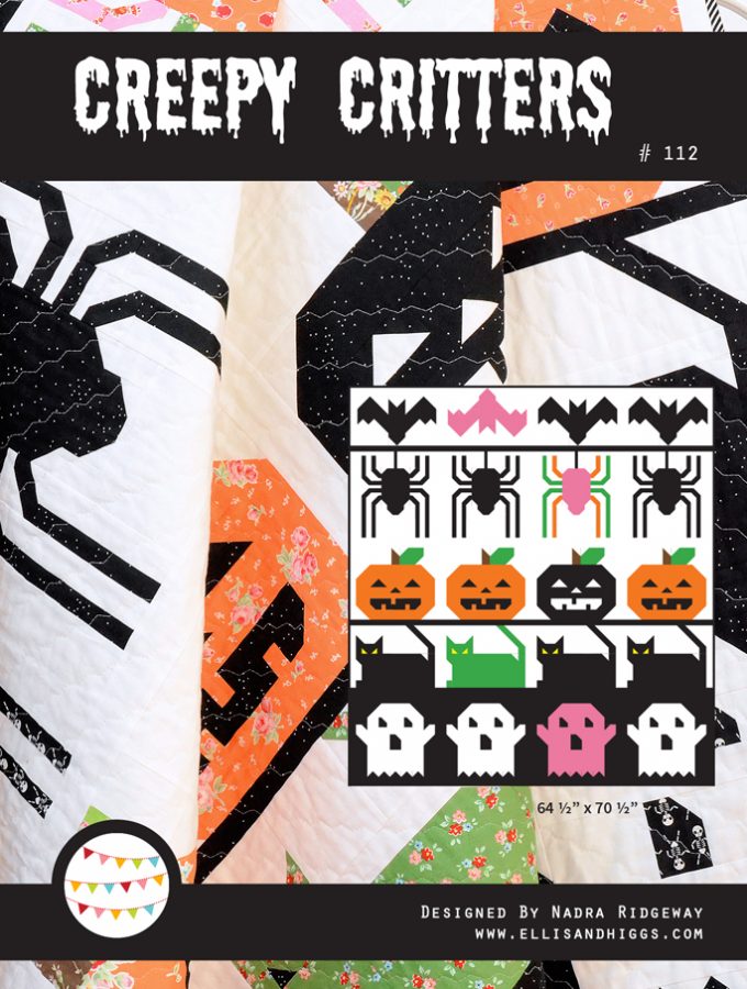 Creepy Critters Halloween Quilt Pattern