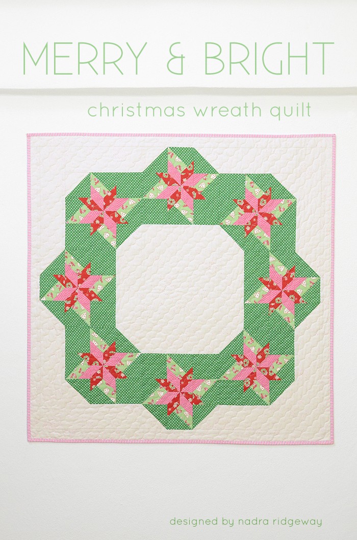 Christmas Wreath Quilt Pattern by Nadra Ridgeway of ellis & higgs