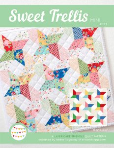 Sweet Trellis Mini Pattern by Nadra Ridgeway of ellis & higgs