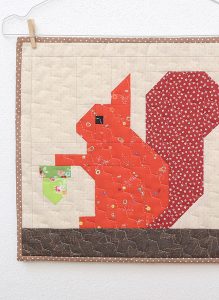 Little Squirrel Mini Quilt Pattern by Nadra Ridgeway of ellis & higgs