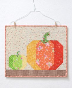Pumpkin Patch Mini Quilt Pattern by Nadra Ridgeway of ellis & higgs