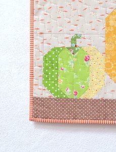 Pumpkin Patch Mini Quilt Pattern by Nadra Ridgeway of ellis & higgs