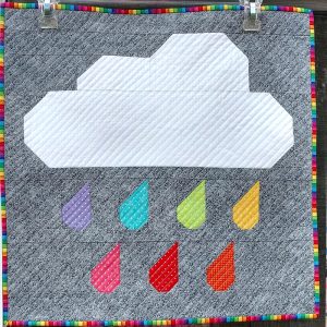Rainy Days Mini Quilt - a pattern by Nadra Ridgeway of ellis & higgs