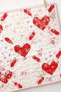 Love Is All Around - Valentine's Day Mini Quilt Pattern by Nadra Ridgeway of ellis & higgs