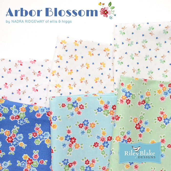 Arbor Blossom Patchworkstoffe. Von Nadra Ridgeway, ellis & higgs für Riley Blake Designs