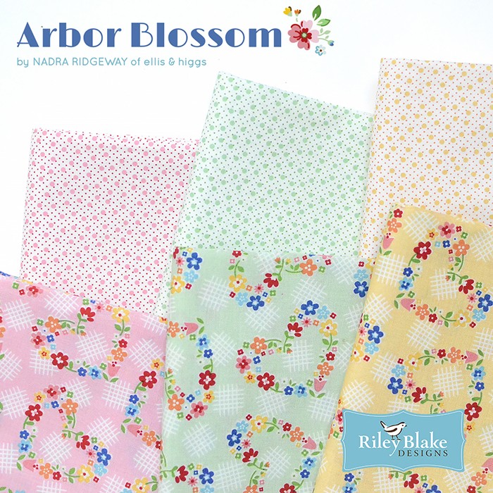 Arbor Blossom Patchworkstoffe. Von Nadra Ridgeway, ellis & higgs für Riley Blake Designs