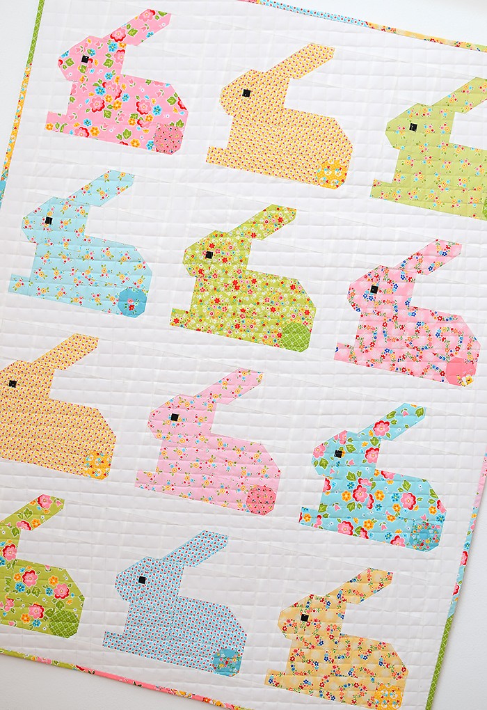 Hippity Hoppity Easter Bunny Quilt Pattern by Nadra Ridgeway of ellis & higgs