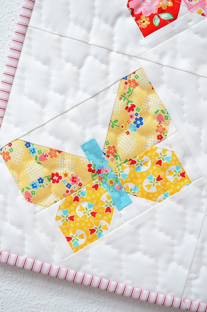 Butterfly Mini Quilt Pattern by Nadra Ridgeway of ellis & higgs