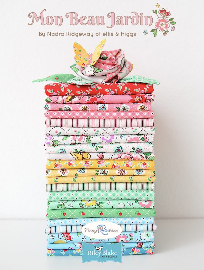 Mon Beau Jardin by Nadra Ridgeway of ellis & higgs for Penny Rose Fabrics