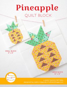 Pineapple Quilt Block Pattern by Nadra Ridgeway of ellis & higgs