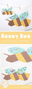 Honey Bee Quilt Block Pattern