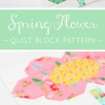 Spring Flower Quilt Block Pattern