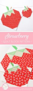 Strawberry Quilt Block Pattern