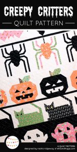 Creepy Critters Halloween Quilt Pattern