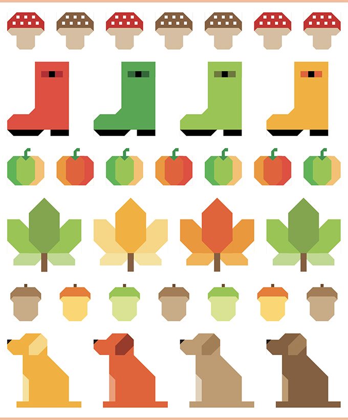 New Fall Quilt Patterns by Nadra Ridgeway of ellis & higgs