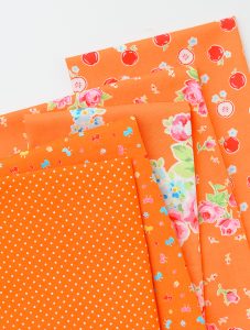 Fall Sampler Quilt Fabrics Orange