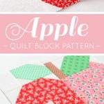 Apple Quilt Block Pattern by Nadra Ridgeway of ellis & higgs