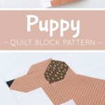 Puppy Quilt Block Pattern by Nadra Ridgeway of ellis & higgs