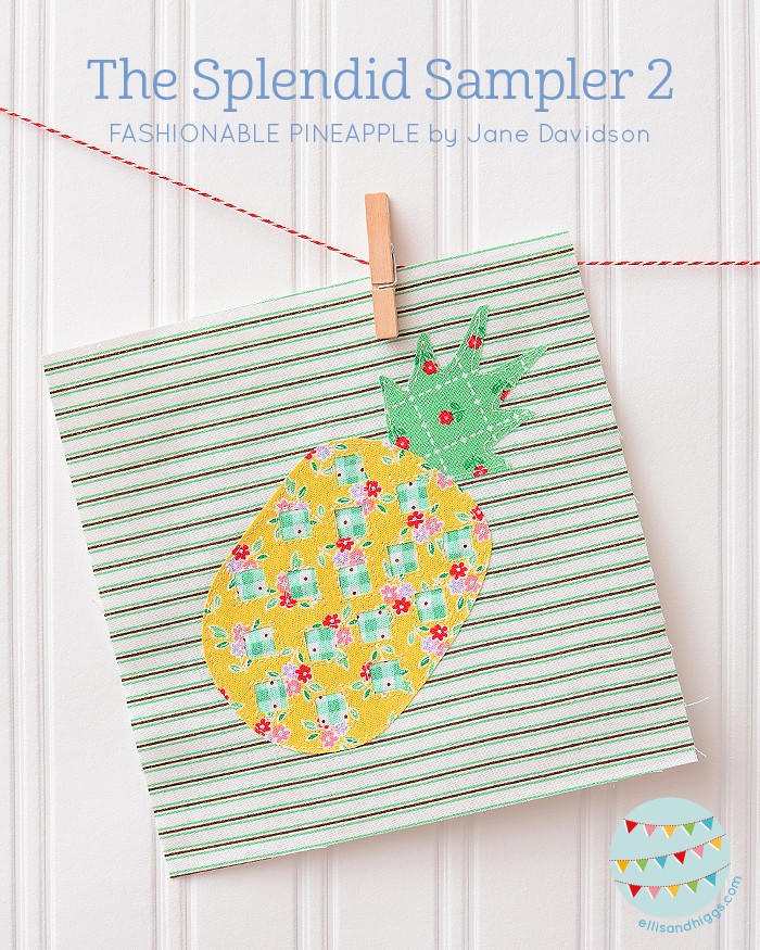 The Splendid Sampler 2 Fashionable Pineapple by Jane Davidson