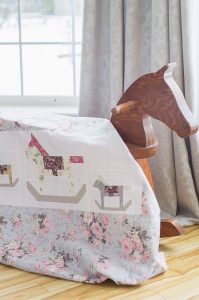 Rocking Horse Quilt Block Pattern - Christmas Quilt Pattern