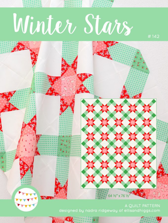 Winter Stars Christmas Quilt Pattern