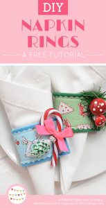 Free DIY Christmas Tutorials - Napkin Rings