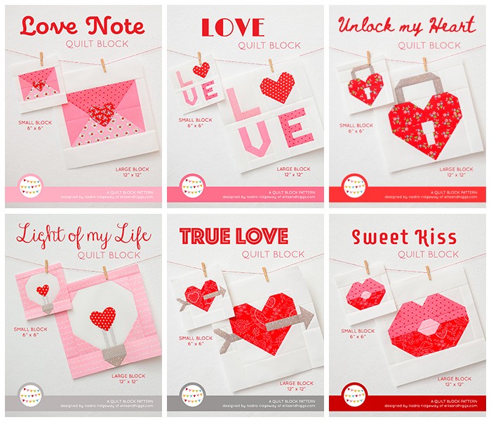 New Valentine's Day Heart Quilt Patterns