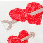Valentines Day Quilt Block Pattern True Love