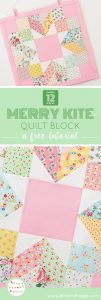6 Köpfe 12 Blöcke 2019 - Merry Kite Quilt Block