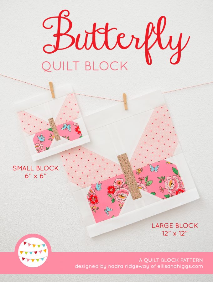 Butterfly Quilt Block - Easter Quilt Pattern