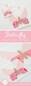Butterfly Quilt Block - Easter Quilt Patterns