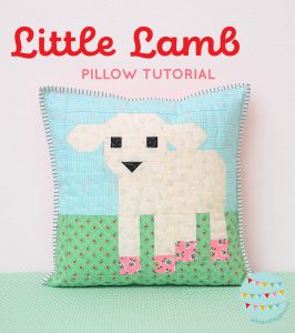 Little Lamb Pillow Tutorial - Easter Quilt Pattern