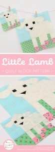 Little Lamb Quilt Block - Easter Quilt Patterns