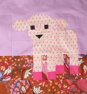 Little Lamb Quilt Block - Easter Quilt Pattern
