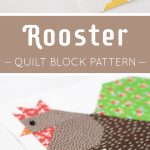 Rooster Quilt Block - Easter Quilt Patterns