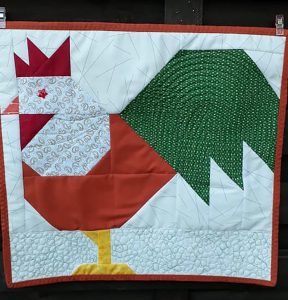 Rooster Quilt Block - Easter Quilt Pattern