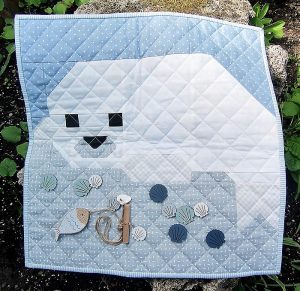 Seal Pup quilt block pattern
