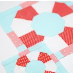 Lifesaver quilt block in two sizes