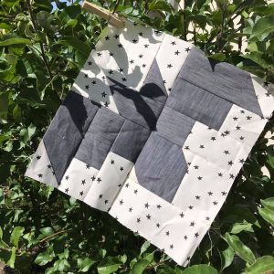 Bat quilt block
