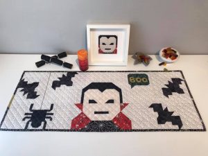 Dracula quilt table runner