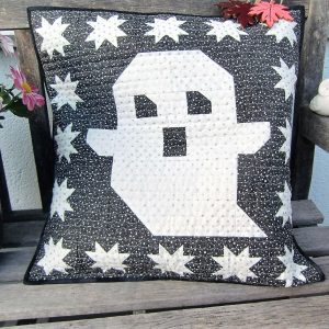 Quilted Ghost pillow