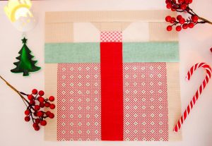 Christmas Present quilt block