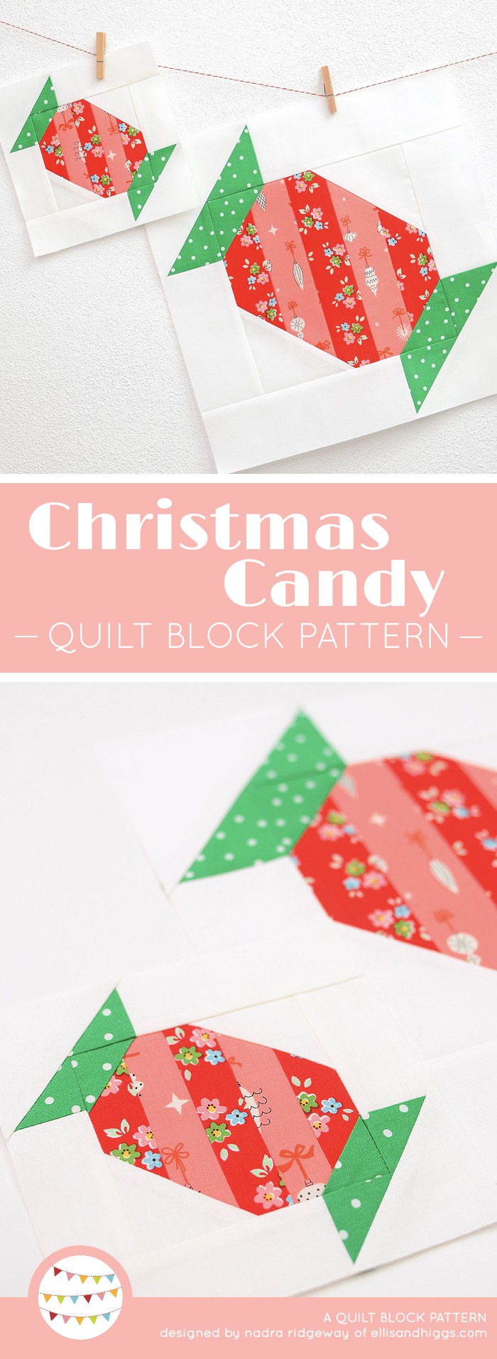 New Christmas Quilt Patterns Christmas Candy Quilt Pattern ellis & higgs