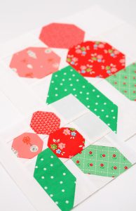 Holly Berry quilt blocks