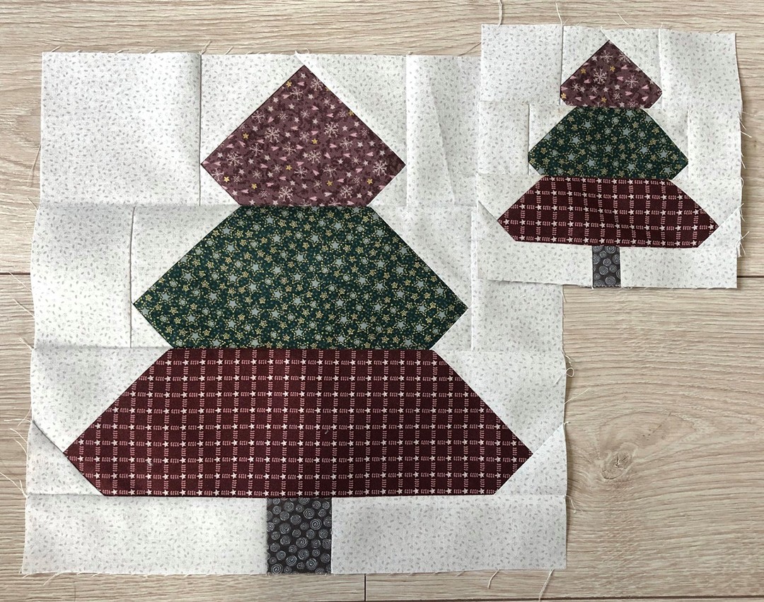 Christmas Tree quilt blocks