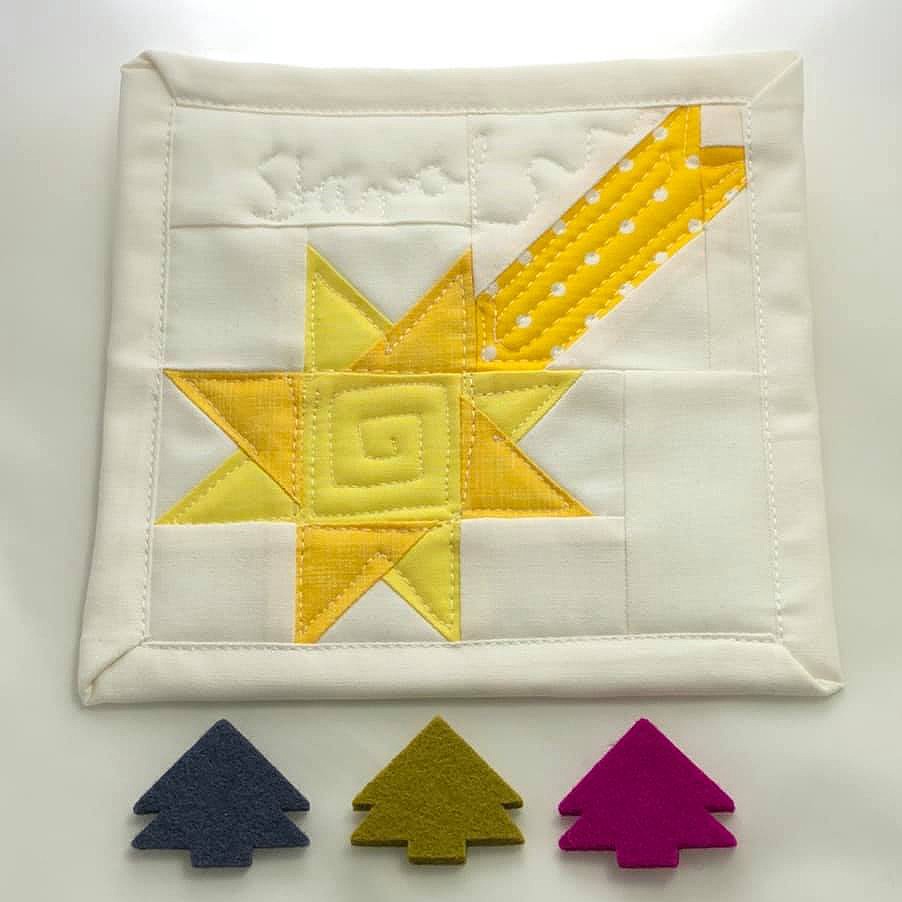 Star mini quilt