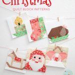 Christmas quilt patterns - Christmas quilt blocks hanging on the wall
