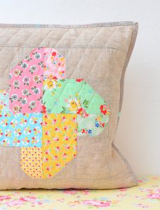 quilted throw pillow