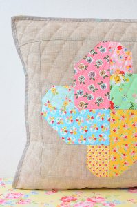 quilted throw pillow