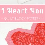 Heart quilt blocks